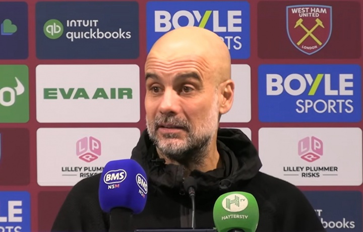 九游体育官方网站-瓜帅：哈兰德身边有两亿名中后卫，他踢的是地球上最难踢的位置